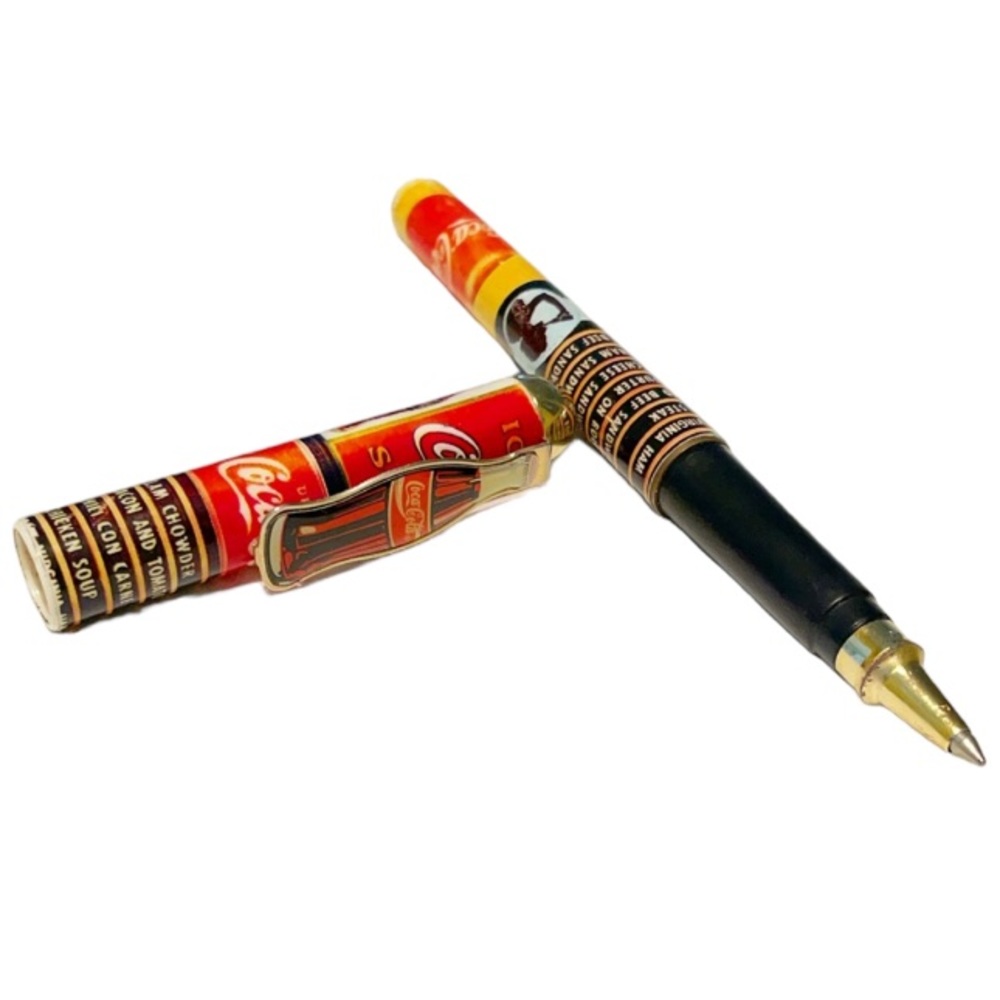 Vintage Coca-Cola brand logo ballpoint pen